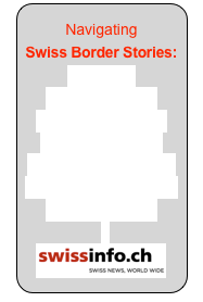 Navigating 
Swiss Border Stories:
Welcome
Map & Itinerary
Why Switzerland?
Favorite Themes
Borderline Overview
Swiss Border Photos
Sample Stories

￼